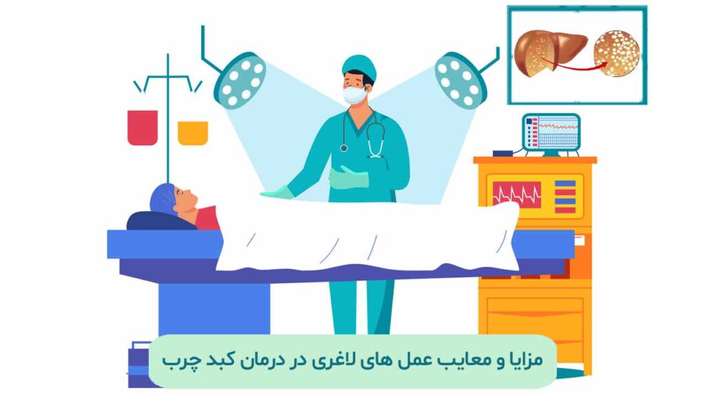 مزایا و معایب عمل های لاغری در درمان کبد چرب